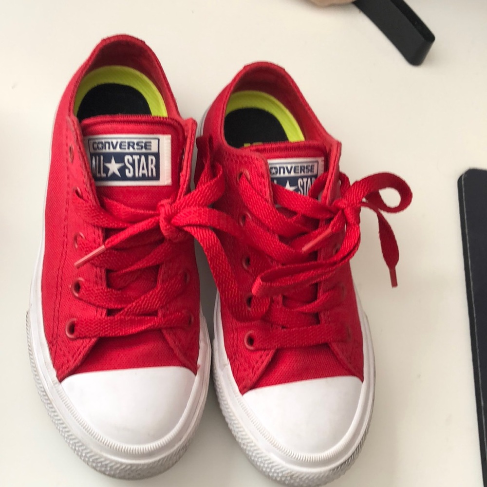 Converse Chuck Taylor low top. Used, but in excellent condition!